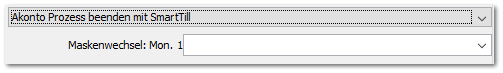 Akonto Prozess beenden mit SmartTill