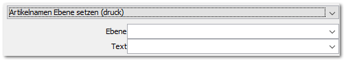 Artikelnamen Ebene setzen (druck)