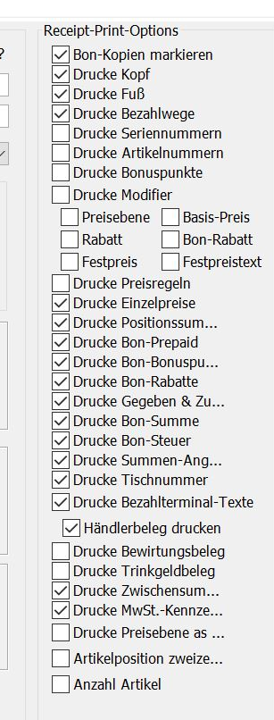 17. Druck-Optionen