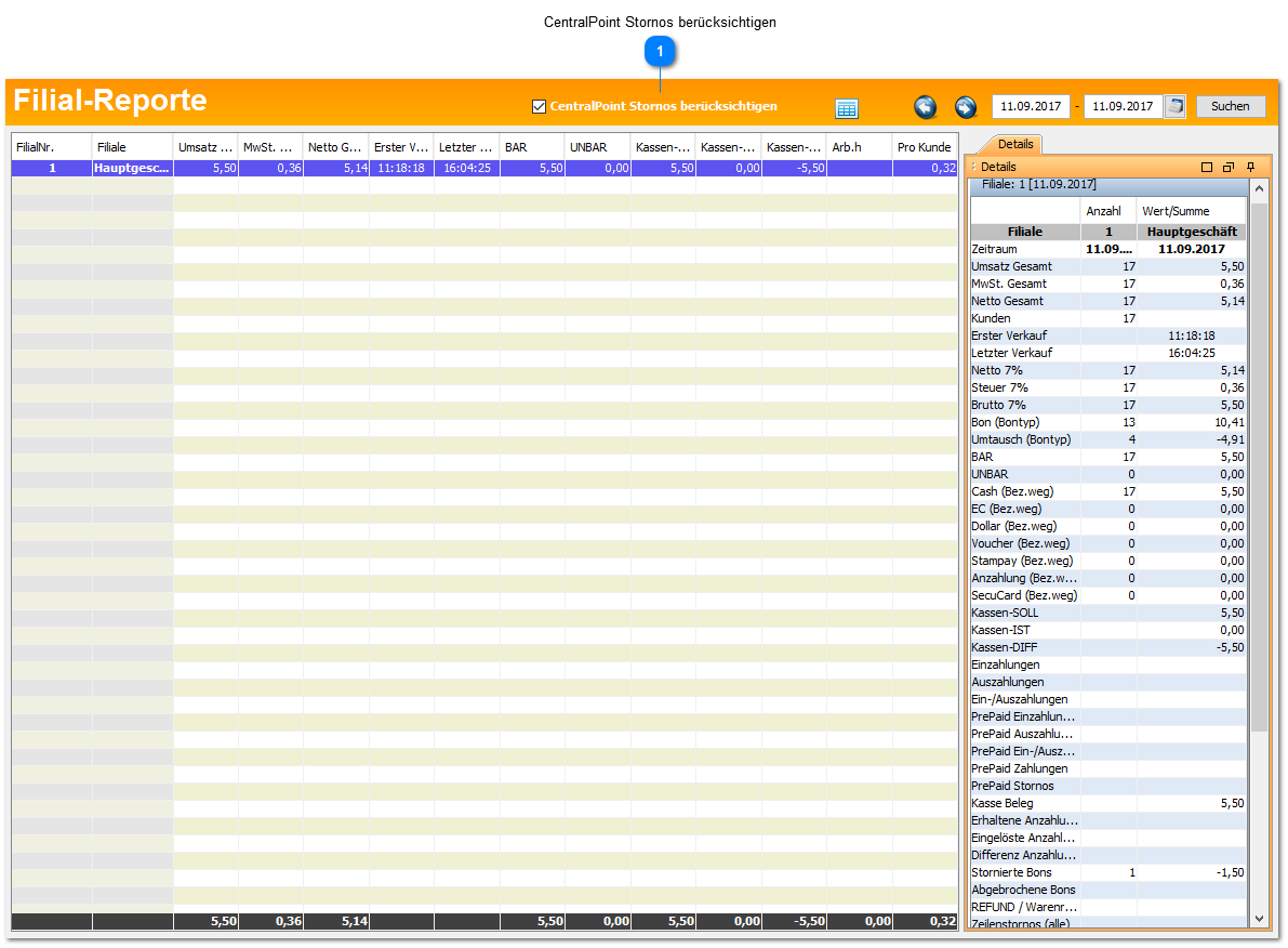 Filial-Reporte