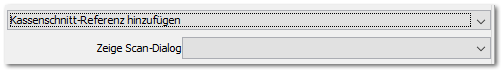 Kassenschnitt-Referenz hinzufügen