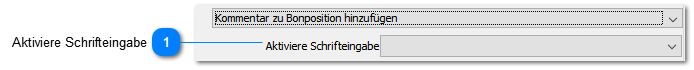 Kommentar zu Bonposition hinzufügen