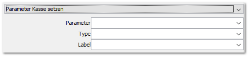 Parameter Kasse setzen