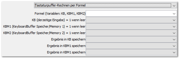 Tastaturpuffer-Rechnen per Formel