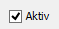 2. Kontrollkästchen Aktiv