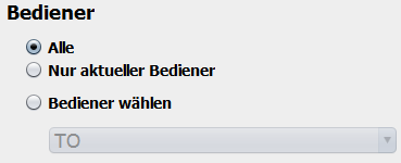 2. Bediener