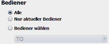 2. Bediener